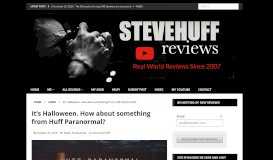 
							         It's Halloween. How about something from Huff Paranormal? – Steve ...								  
							    