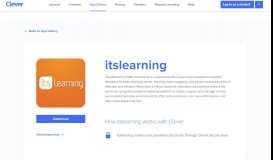 
							         itslearning - Clever application gallery | Clever								  
							    