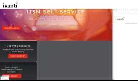 
							         ITSM Self Service Desk | Ivanti								  
							    