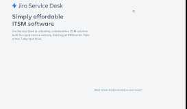 
							         ITSM software by Jira Service Desk | Atlassian								  
							    