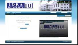 
							         IU Learning Management System: Login to the site								  
							    