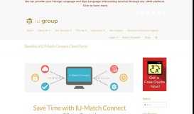 
							         IU Match-Connect Client Portal | Interpreters Unlimited								  
							    