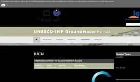 
							         IUCN | Unesco Groundwater Portal								  
							    