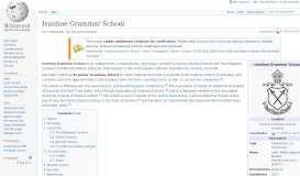 
							         Ivanhoe Grammar School - Wikipedia								  
							    