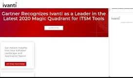 
							         Ivanti: IT Service & Asset Management Software Solutions								  
							    