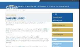 
							         I've Been Accepted – Gallaudet University								  
							    