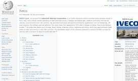 
							         Iveco - Wikipedia								  
							    