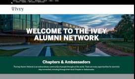 
							         Ivey Alumni Network								  
							    