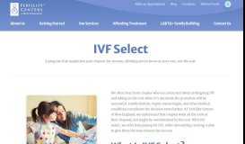 
							         IVF Select - Fertility Centers of New England								  
							    