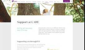 
							         IVF Support at CARE Fertility								  
							    