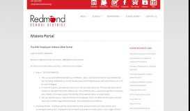 
							         iVisions Portal | Redmond School District								  
							    