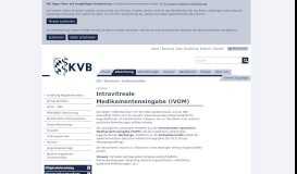 
							         IVOM - Kassenärztliche Vereinigung Bayerns (KVB)								  
							    