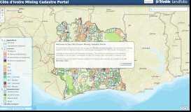 
							         Ivory Coast Mining Cadastre Portal - Supported by Spatial Dimension ...								  
							    