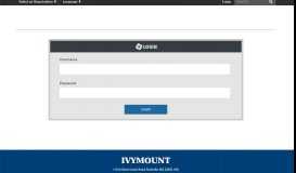 
							         Ivymount Staff Resources Portal								  
							    