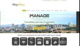 
							         iWay Africa | iWayAfrica is a leading African ISP, offering ...								  
							    