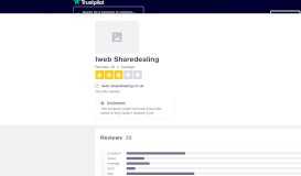 
							         Iweb Sharedealing Reviews | Read Customer Service ...								  
							    