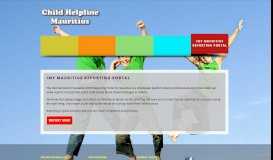 
							         IWF Mauritius Reporting Portal | Helpline Mauritius Free Online ...								  
							    