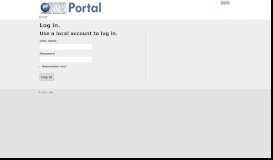 
							         IWS Portal: Log in								  
							    