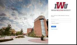 
							         IWU Login Portal - Indiana Wesleyan University								  
							    