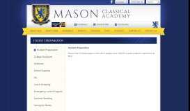 
							         IXL - Mason Classical Academy								  
							    