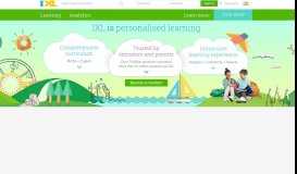 
							         IXL | Math, Language Arts, Science, Social Studies, and Spanish								  
							    