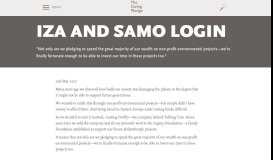 
							         Iza and Samo Login - The Giving Pledge								  
							    