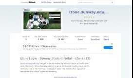
							         Izone.sunway.edu.my website. IZone Login - Sunway Student Portal ...								  
							    