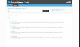 
							         J-L : Technical Support Portal								  
							    