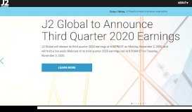 
							         J2 Global Cloud Services, Unified Communications, Digital Media								  
							    