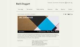 
							         JAC Dataflex - Ball & Doggett								  
							    