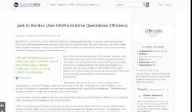 
							         Jack in the Box Uses UltiPro to Drive Operational Efficiency ...								  
							    
