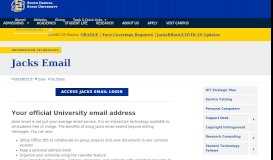 
							         Jacks Email | South Dakota State University								  
							    