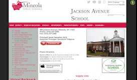 
							         Jackson Avenue School - Mineola Public Schools Schools								  
							    