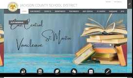 
							         Jackson County School District / Homepage								  
							    