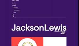 
							         Jackson Lewis								  
							    
