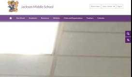 
							         Jackson Middle School / Homepage - Clarke County School ...								  
							    