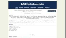 
							         Jaffri Medical Associates								  
							    