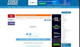 
							         JAFX Review – is www.jafx.com scam or safe forex broker?								  
							    