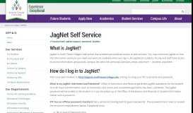 
							         JagNet Self Service | ISPP&SI								  
							    