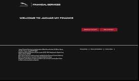 
							         Jaguar Financial Services | Welcome to Jaguar My Finance								  
							    