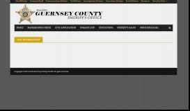 
							         Jail Information – Guernsey County Sheriff								  
							    