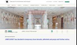 
							         Jain Society of Metropolitan Chicago | JSMC - index								  
							    