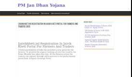 
							         [jaivikkheti.in] Registration In Jaivik Kheti Portal For Farmers And Traders								  
							    