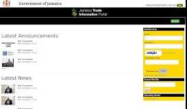 
							         Jamaica Trade Information Portal								  
							    