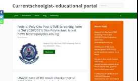 
							         jamb org ng e facility login portal - postutmeadmission								  
							    