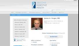 
							         James A. Singer, MD » Arizona Digestive Health								  
							    