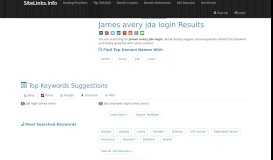 
							         James avery jda login Results For Websites Listing - SiteLinks.Info								  
							    