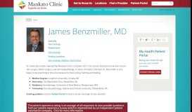 
							         James Benzmiller, MD - Mankato Clinic								  
							    