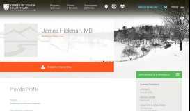 
							         James Hickman, MD | Amherst Pediatrics, LLP								  
							    