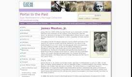 
							         James Maxton, Jr. - Portal to the Past								  
							    